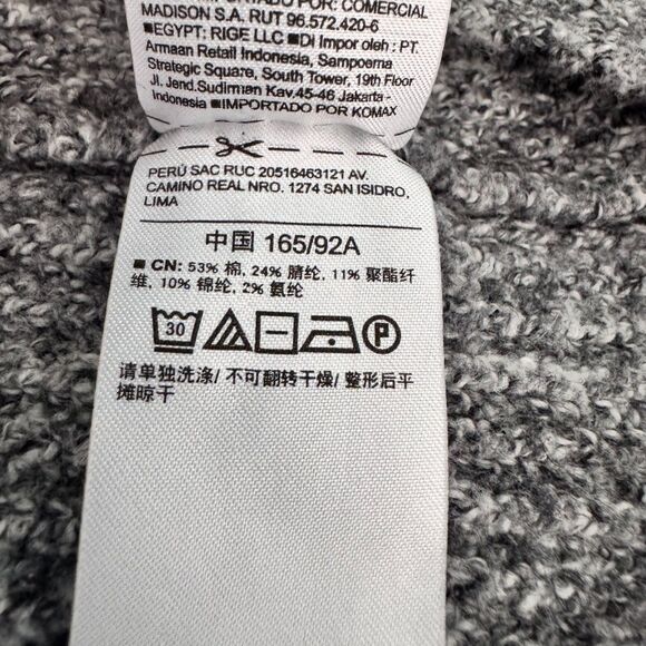 Old Navy Women’s Shaker Stitch Open Front Cardigan Sweater Grey Marl Size M - Picture 8 of 12